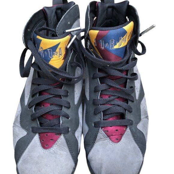 Rare 2011 Air Jordan 7 Retro Bordeaux Size 10.5 Beaters - Picture 11 of 16